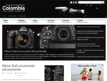 Tablet Screenshot of fotografiaencolombia.com